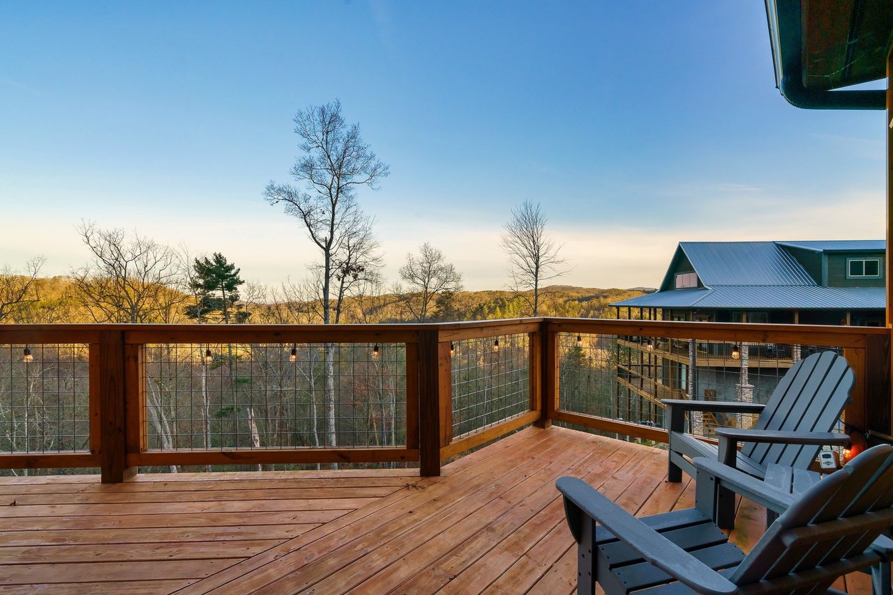 Stargaze or sip your morning coffee with a view of the Smokies!
